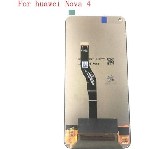 6.4" For Huawei Nova 4 Lcd Screen Display+Touch Glass Digitizer Replacement Parts nova4 lcd VCE-AL00 VCE-L22 VCE-TL00