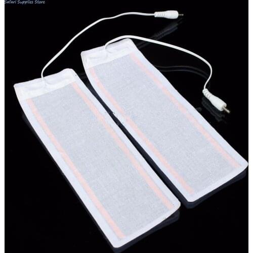 1 Pair 5V USB Electric Heating Element Film Heater Pads Warm Feet Knee Warmers Heat USB plug cable