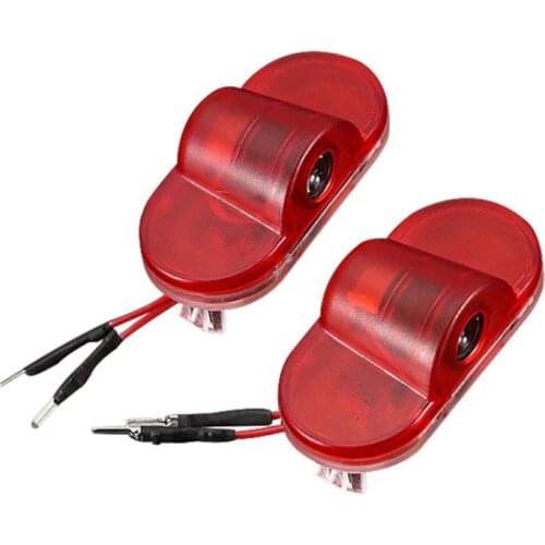 2pcs Car Welcome Light Ibiza 6L Cordoba Toledo 1M Leon Seat Logo LED Door Light Laser Projector Light Signal Lamp Car Decoration