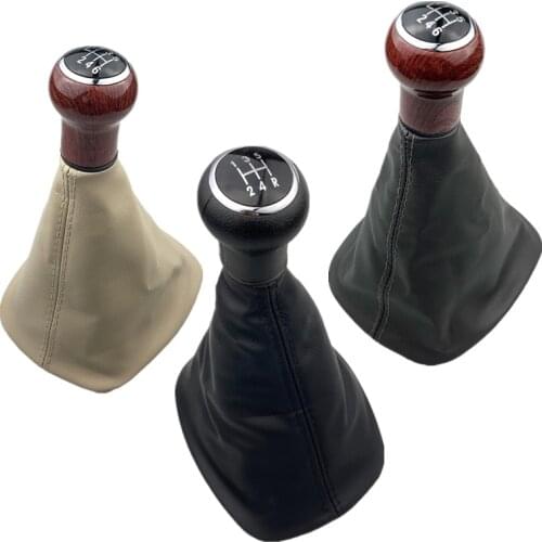 5/6 Speed Car Gear Shift Knob Gaiter Boot Cover Case Skin For Volkswagen VW Passat B5 B5.5 1998 1999 2000 2001 2002 2003 2004
