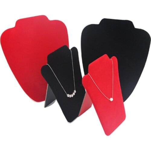 Free shipping jewelry display props, human neck display stand, flat portrait necklace display props