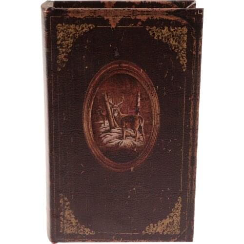 1 Piece Large Photography Props Book Home Furnishings Ornaments Safe Box to Store Jewelry Necklace Cash Bill Storage Box