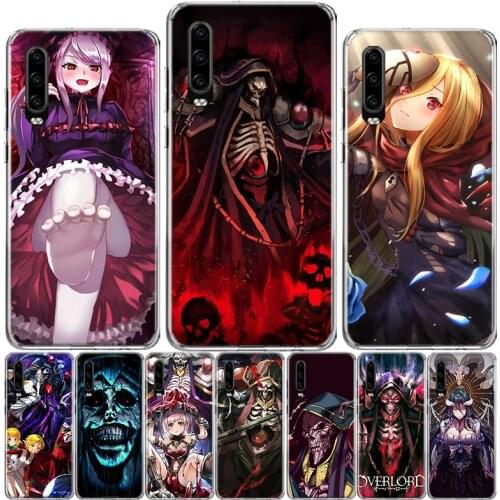 Overlord Anime Phone Case For Huawei P40 P30 P20 P10 Mate 10 20 30 Lite Pro P Smart Z 2018 Plus 2019 Cover Shell Coque