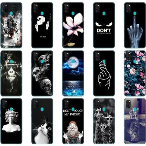 For Samsung M21 Case 6.4" Silicon Soft TPU Back Phone Case Cover For Samsung Galaxy M21 M 21 SM-M215FZGUSER m215 Protective Bags
