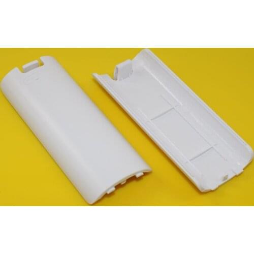 JCD 10pcs White Battery Back Cover Shell Case for Nintendo Wii Remote Controller