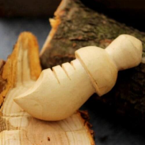 8cm/12cm Creative Childrens Toys 1 Piece Of Jewelry Protective Knife Handmade Wooden Toys Milky Fatty Knife