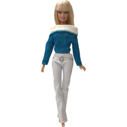 NK Newest Doll Dress Beautiful Handmade Party ClothesTop Fashion Dress For Barbie Noble Doll Best Child Girls'Gift 027A DZ