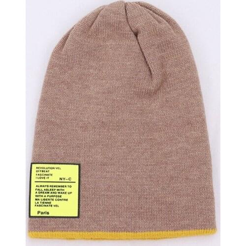 NEW 2021 fashion cool trend winter hat solid color autumn beanies best matched Warm soft bonnet skullies for women and men