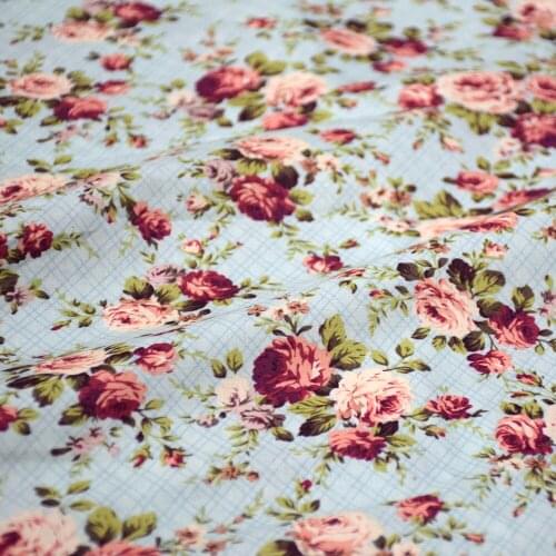 New arrive 100% Cotton Fabric Fat Quarter for Beginners Practice Patchwork Cloth Home Textile for Sewing Tilda 10meters