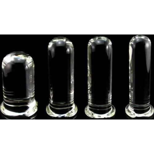 CamaTech Huge Cylinder Pyrex Glass Dildo Big Glassware Penis Smooth Crystal Anal Plugs G spot Stimulator Pleasure Wand Sex Toys