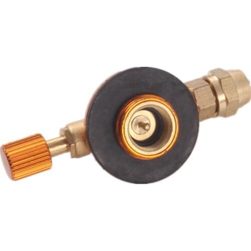 Outdoor Gas Stove Propane Refill Adapter Flat Cylinder Tank Coupler for Camping CLH@8