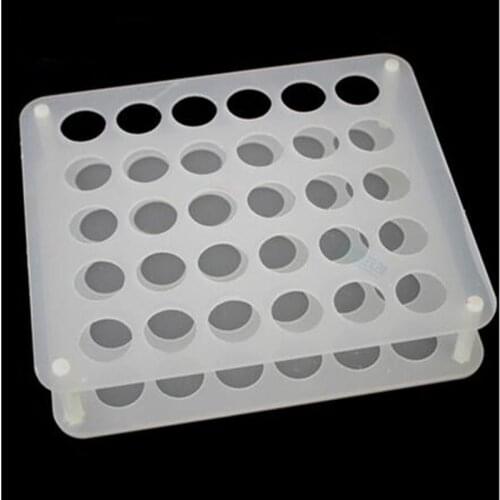 1 Set 30 Holes Bracket Self- Made Lipstick 12.1mm Lipstick Silicone Mold Mould Brackets