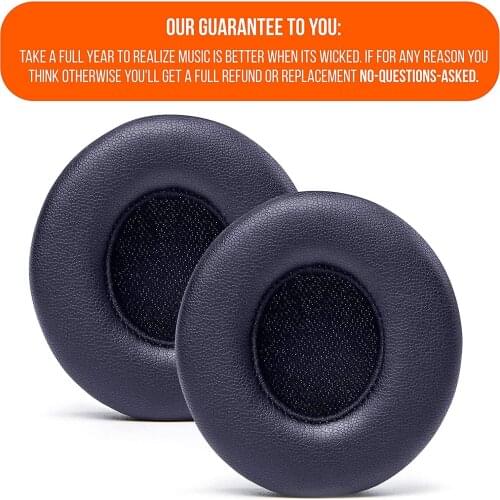 Premium Beats Solo 2 Earpad Replacement- Easy To install Cushions for Beats Solo 2 & 3 Wireless ON-EAR Headphones