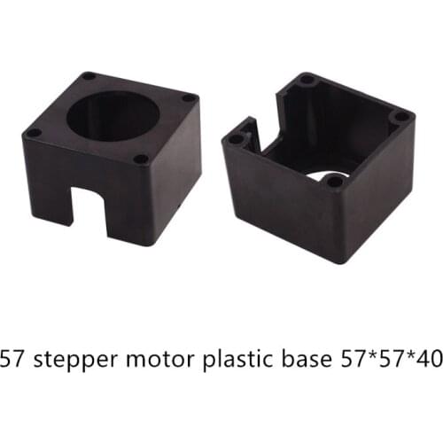 Engraving machine parts name 23 57 stepper motor base plastic fixed seat diy for cnc router milling machine tools