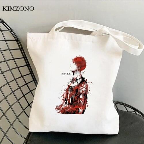 Kuroko No Basket shopping bag bolso shopping bolsa handbag bag net fabric string sac toile