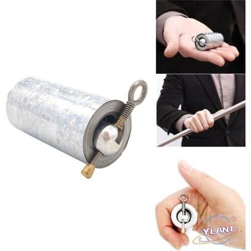 1Pc Stainless Steel Pocket Self-defense Telescopic Stick Portable Martial Arts Performance Metal Extension Poles Magic show QW
