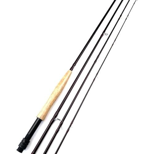 NooNRoo IM8 99%carbon in the fly fishing rod fishing rod # 3/4/5/6 fly fishing rod hard rods 4 sections in the trout fish