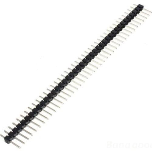 10pcs 40 Pin 1x40 Single Row Male 2.54 Breakable Pin Header Connector Strip for Arduino