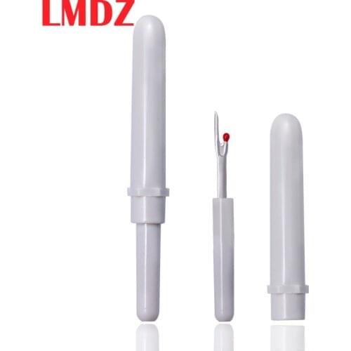 LMDZ 2Pcs Seam Ripper Sewing Thread Remover Cross Stitch Picker Sharp Stitches Embroidery DIY Tools Safe Plastic Handle Craft