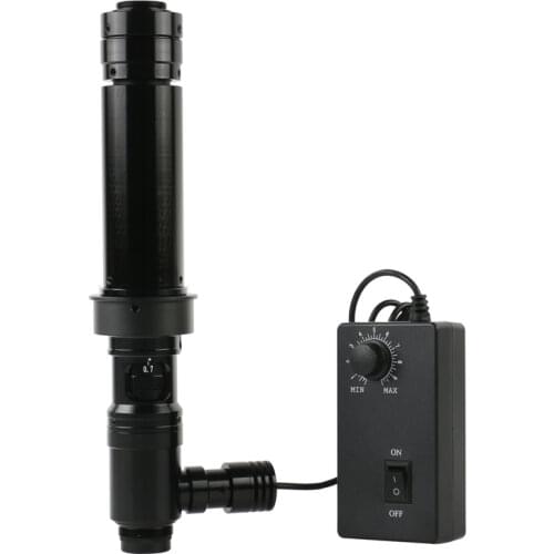 1000X HD Zoom Stereo Microscope Camera C-mount Zoom Lens Coaxial Light Monocular 40mm Ring Zoon C-Mount Lens Glass Lens