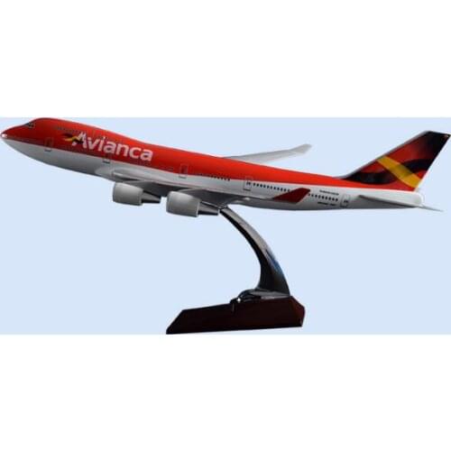 47cm Columbia Airlines Airplane Model Resin B747 Avianca Airways Airbus Model Arabia Aircraft Airplane Airways A320 Gift Toy