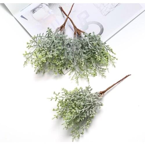 6pcs mini artificial plant bouquet scrapbook DIY artificial flower crown bouquet wedding home Christmas decoration