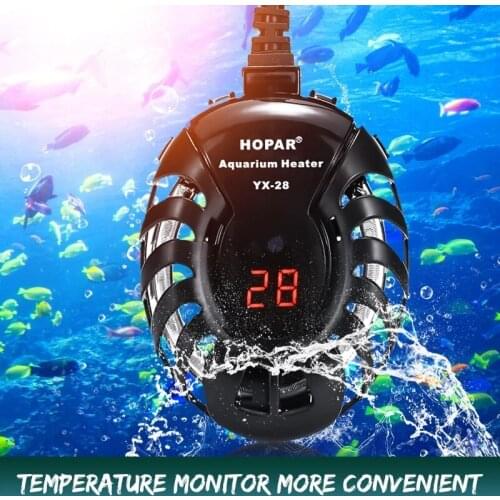 Aquarium Heater Fish Tank Turtle Submersible Thermostat Gauge LED 25-100W digital display heater automatic temperature