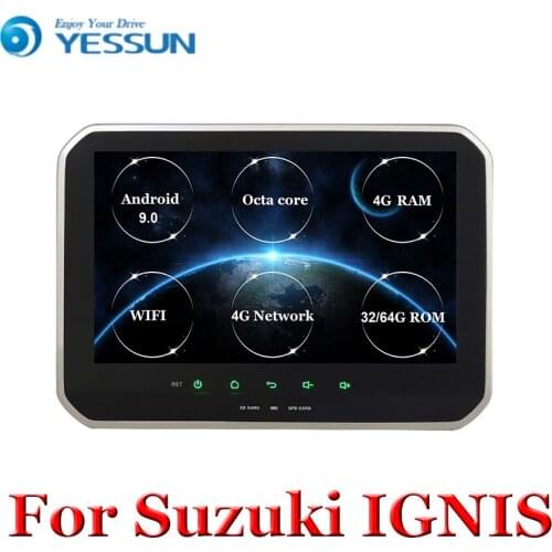 Car Android 9.0 player For SUZUKI IGNIS 2010~2015 2016 2017 2018 2019 9 inch gps navigation WIFI BT RDS 2 din radio multimedia