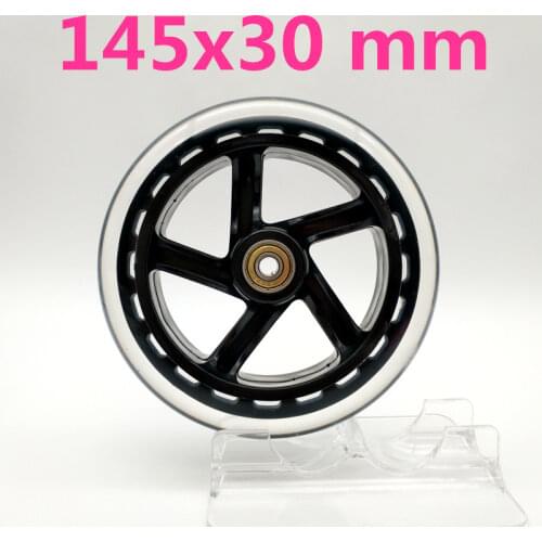 Free shipping scooter wheel 145x30mm 2 pcs/ lot PU material