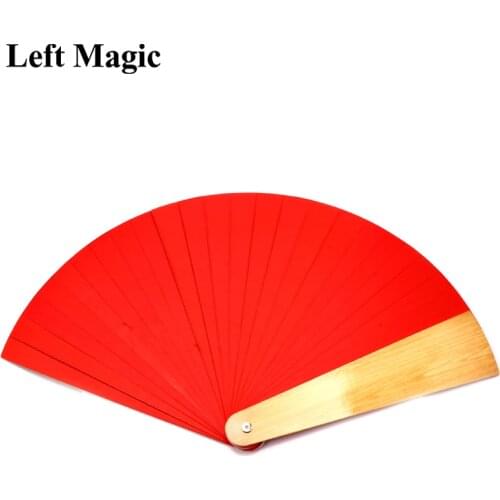 Four Color Magic Fan Color Changing Fan Magic Tricks Magician Stage Gimmick Props Comedy Close Up Illusion G8225