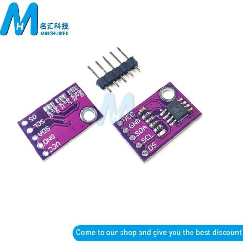 2PCS LM75 LM75A LM75AD LM75BD Temperature Sensor High Speed I2C Interface High Precision Board Module