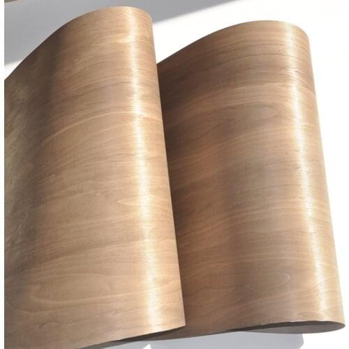 Fleece Back Natural American Walnut(C.C) 2500*580 MM Wood Veneers Flooring DIY Furniture Natural 250x58cm