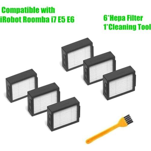 Hepa Filter Replacement for iRobot Roomba i7 E5 E6 I Series Robot Vacuum Cleaner Parts iRobot Roomba Filters accessories