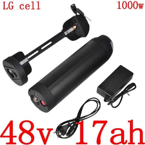 48V 17AH lithium battery 48V 10AH 13AH 14AH 18AH electric bike battery use LG cell for 48V 500W 750W 1000W ebike motor free duty