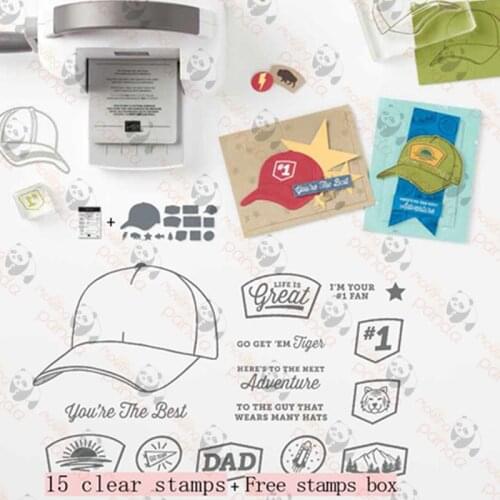 HATS Metal Cutting Dies and Stamps Scrapbooking for Embossing Card Making Valentine Craft Dies Stencil New 2021