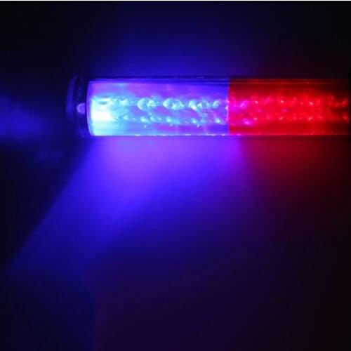 Powerful LED Flashlight Plastic Traffic Wand Torch 4 Modes Blizzard Flash
