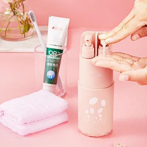 Toothbrush Mouthwash Cup Set Portable Convenient Lightweight Travel Storage Toothbrush Cup Mouthwash Set for Outdoor Travel