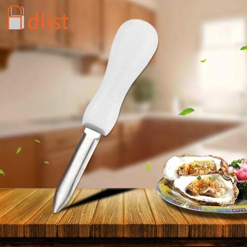 1pc Humanized Desig Oyster Knife Scallops Seafood Oysters Opener Sharp-edged Shucker Multifunction Utility Kitchen Tools