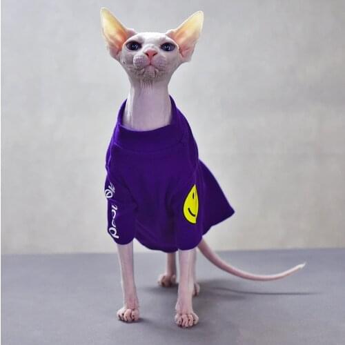 FSS Super Soft Pets Clothes Bald Cat Bottoming Clothes Autumn Spring Fashion Hairless Naked cat outfits Sphynx Cat clothes