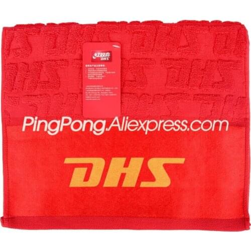 Original DHS Table Tennis Towel Big Size 100% Cotton Sport Gym Badminton Ping Pong Towel