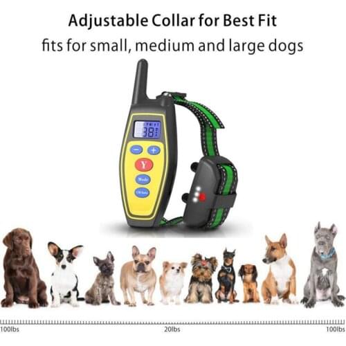 Dog Training Collar With Remote Control-Rechargeable Dog Vibration Collar With Buzzer Sound, Vibration And Adjustable Vibration