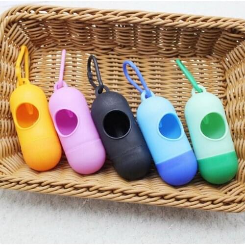 1 Pcs Practical Pet Dog Poop Bag Dispenser Waste Garbage Holder Dispensers Poop Bags Set Dogs Trash Pets Clean Accessories