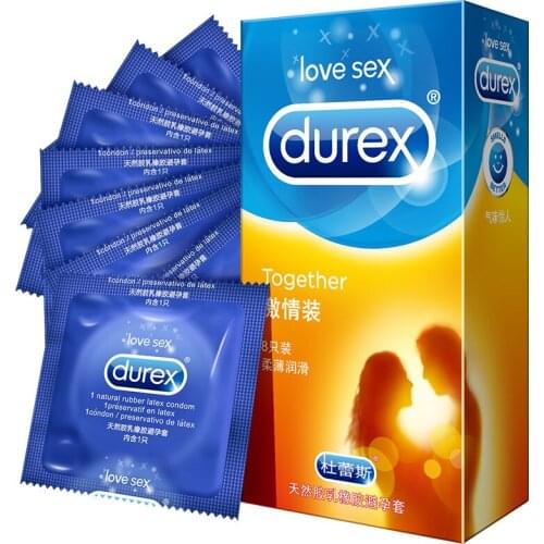 Durex G Spot Condoms for couples Natural Latex Lubricant Cock Cage Condones Delay Ejaculation Mens Sex Toys for men Sex Shop