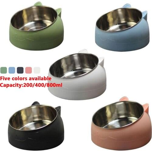 Stainless Steel Pet Bowls Dog Drinking Basin Feeder Cat Puppy Feeding Supplies Suministros Para Perros