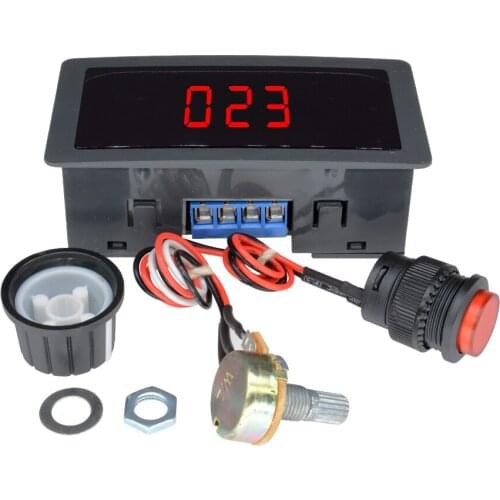 DC 6V-30V 12V 24V MAX 8A 16kHz Adjustable Motor PWM Speed Controller Digtal Display DC Motor Control CV Governor Switch DC Motor