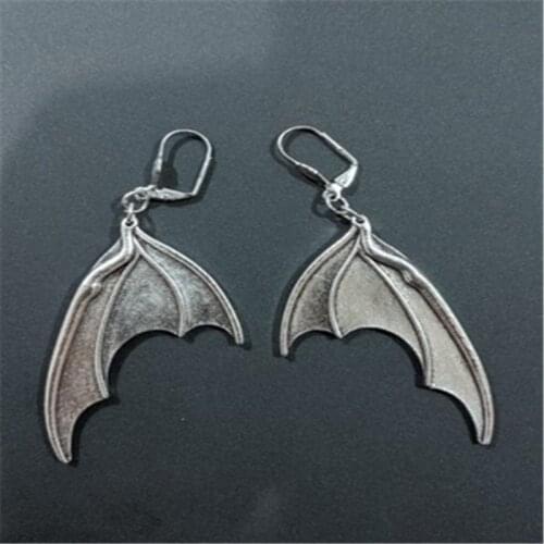 Bat Wing Earrings,Bat Earrings,Halloween Earrings,Vampire Bat Earrings,Bat Lovers,Witches,Gothic Victorian Earrings