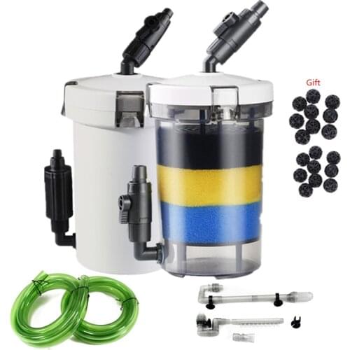 SUNSUN Brand New 6W External Canister Filter Table Top Aquarium Fish Tank 400L/h 220V 110V HW-603B EU US Plug