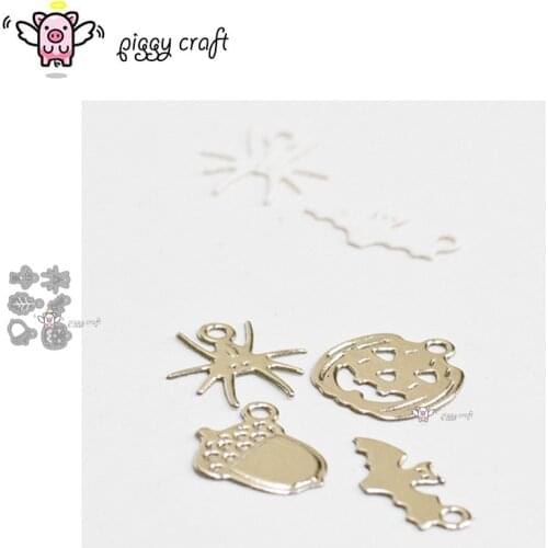 Piggy Craft metal cutting dies cut die mold Halloween autumn chain Scrapbook paper craft knife mould blade punch stencils dies