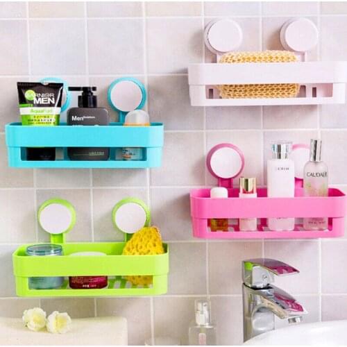 Bathroom Triangular Shower Shelf Corner Bath Storage Holder Organizer Wall Racks