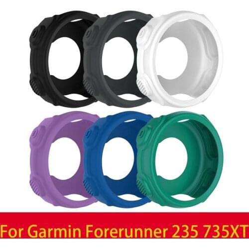 Universal Smart Watch For Garmin Forerunner 235 / 735XT GPS Watch Shell Silicone Wristband Bracelet Protector Case Cover